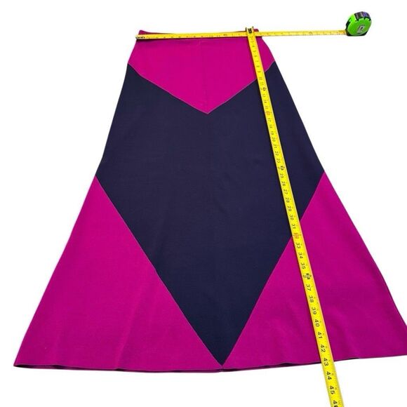 Multi Geometric Knit Maxi Skirt Oversized Sweater Set Size Large Boho Lagenlook - Picture 16 of 16